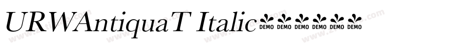 URWAntiquaT Italic字体转换